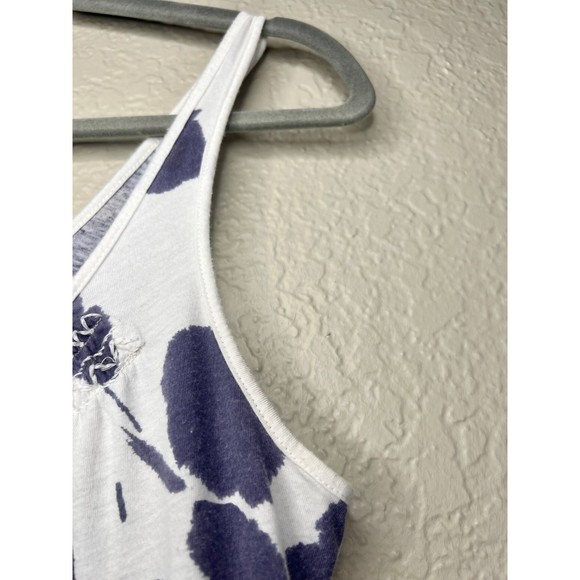 American Eagle Purple & White Floral Gradient Tank Top Womens Size M - Picture 6 of 9